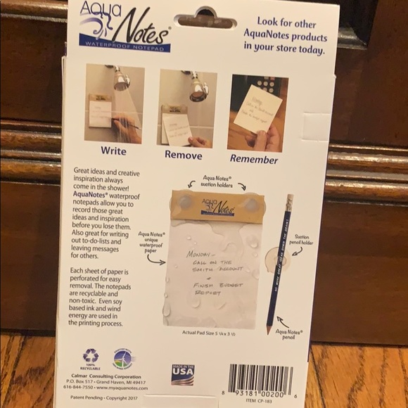 Aqua Notes Waterproof Notepad - Picture 2 of 2